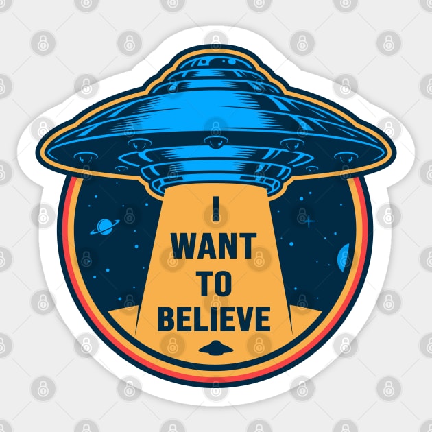 I Want To Believe Sticker by Diamond Creative